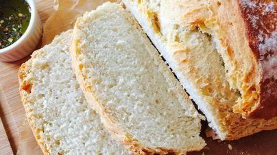 Хрустящий белый хлеб без замеса