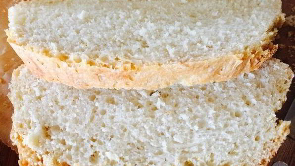 хрустящий белый хлеб без замеса