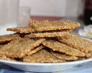 Кукурузные хлебцы с семенами льна