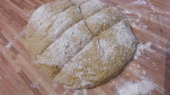 морковный хлеб на полбяной муке