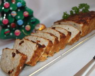 Мясной хлеб с вялеными помидорами