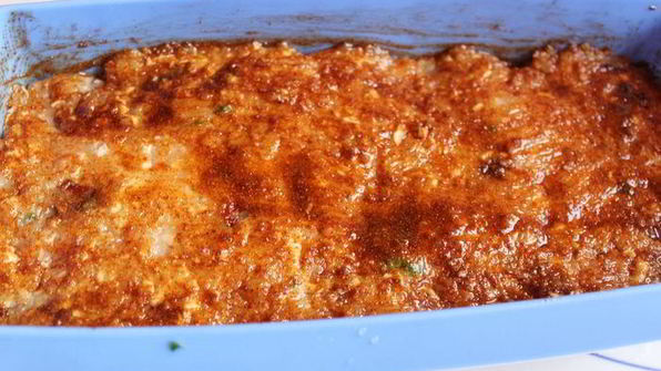 мясной хлеб с вялеными помидорами