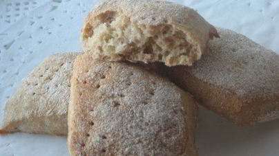 Простые полуржаные хлебцы