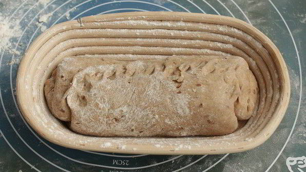 пшенично-ржаной хлеб с льняными семечками