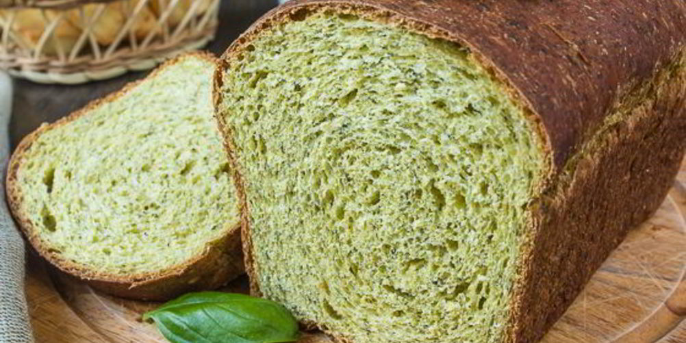Рецепт шпинатный хлеб с цельнозерновой мукой