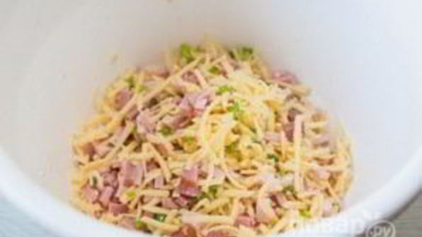 сконы с колбасой и сыром