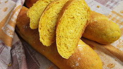 Тыквенно-кукурузные багеты