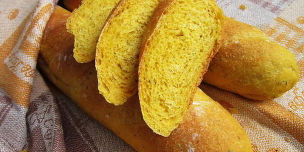 Рецепт тыквенно-кукурузные багеты