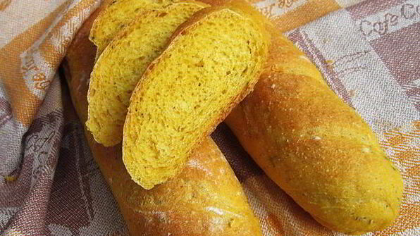 тыквенно-кукурузные багеты