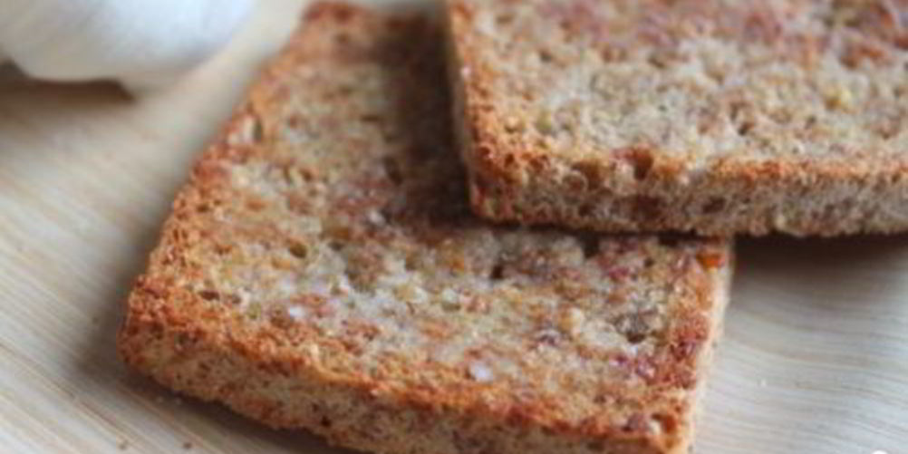 Рецепт жареный хлеб с чесноком