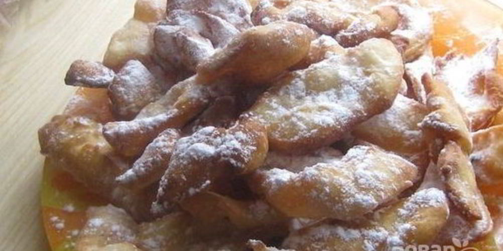 Рецепт хворост классический на кефире