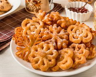 Хворост на формочках