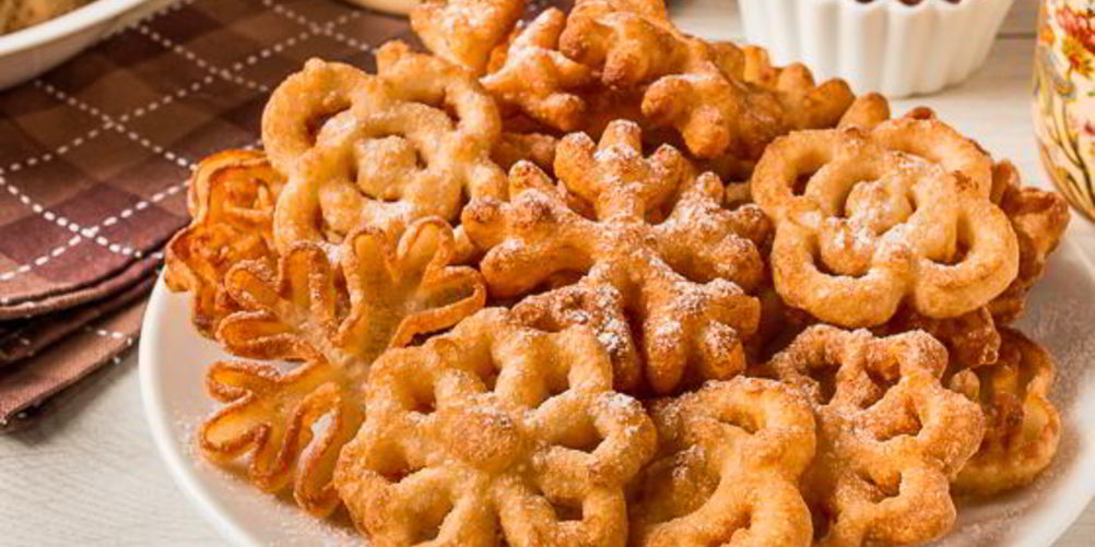 Рецепт хворост на формочках