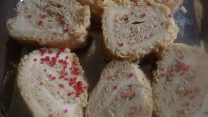 Кокосовый рулет