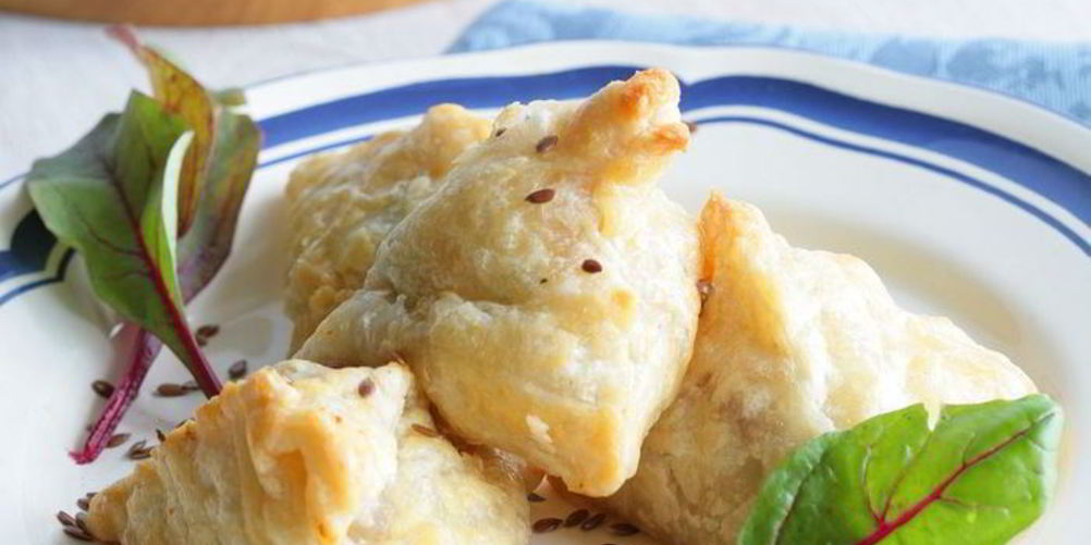 Рецепт конвертики с брынзой