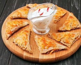 Конвертики с курицей