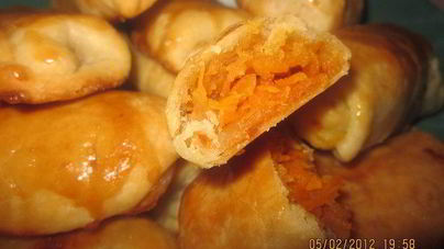 Конвертики с морковкой и яблоком