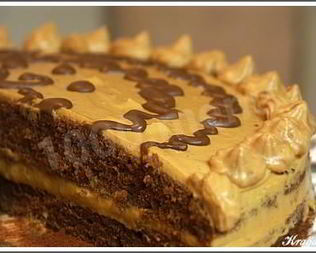 Коржи с вареной сгущенкой