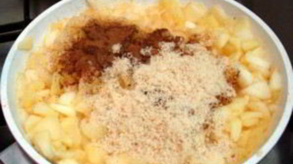 лаваш с яблоками