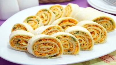 Рулетики из лаваша