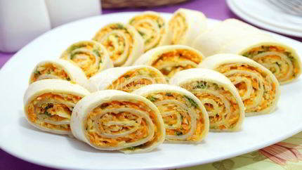 Рулетики из лаваша