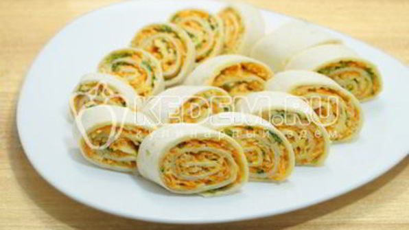 рулетики из лаваша