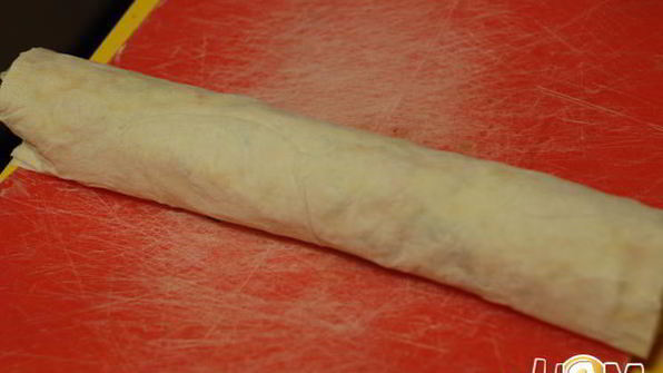 рулеты из лаваша с крабовым мясом и красной рыбой