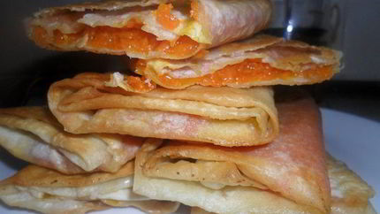 Тыква в лаваше