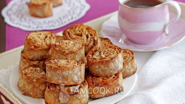 ленивая пахлава из лаваша