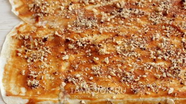 ленивая пахлава из лаваша