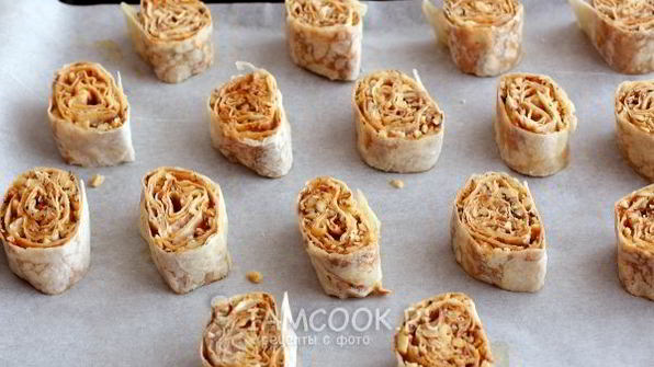 ленивая пахлава из лаваша