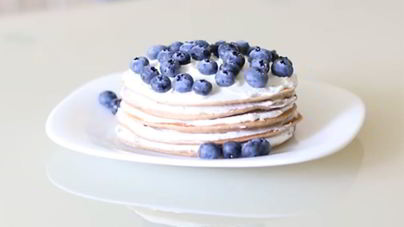 Диетические лепешки с творогом овсяные