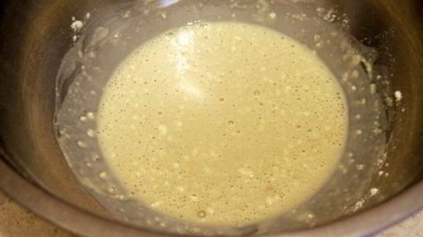 фокачча из гречневой муки с персиками