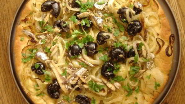 фокачча с оливками