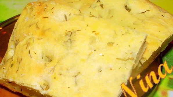 фокачча с травами