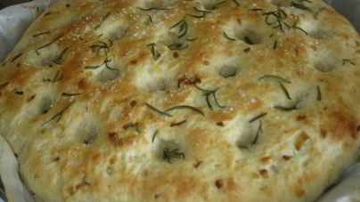 Картофельная фокачча с жареным луком