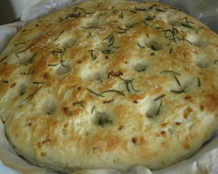 Картофельная фокачча с жареным луком