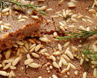 Каштановая лепешка