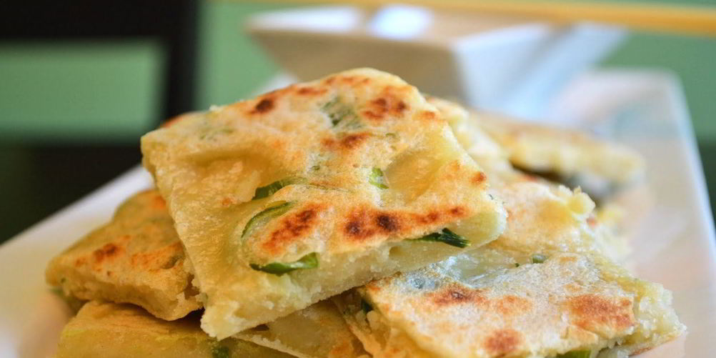 Рецепт китайская лепешка с луком