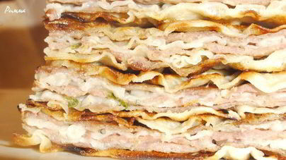 Китайские лепешки с мясом