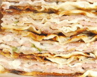 Китайские лепешки с мясом