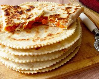 Лепешка с тыквой