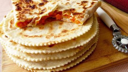 Лепешка с тыквой