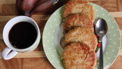 Лепешки из зеленых бананов