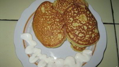 Лепешки на сметане