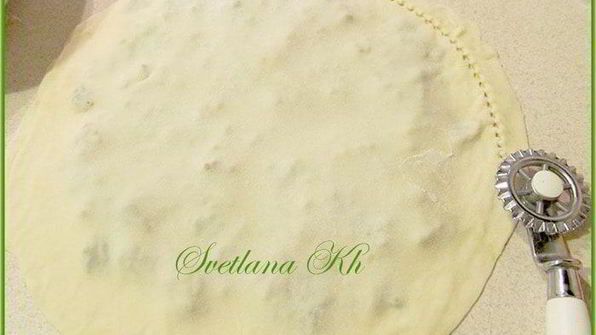 лепешки по-дунгански с мясом и зеленью