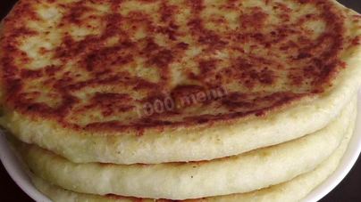 Лепешки с брынзой и укропом