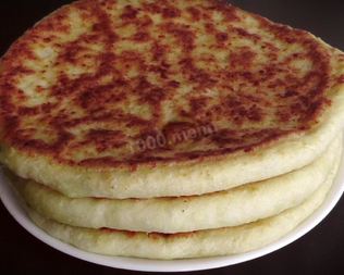 Лепешки с брынзой и укропом