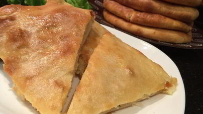 Лепешки с картофелем и сыром