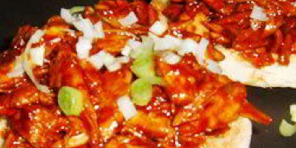 Рецепт лепешки с курицей по-азиатски